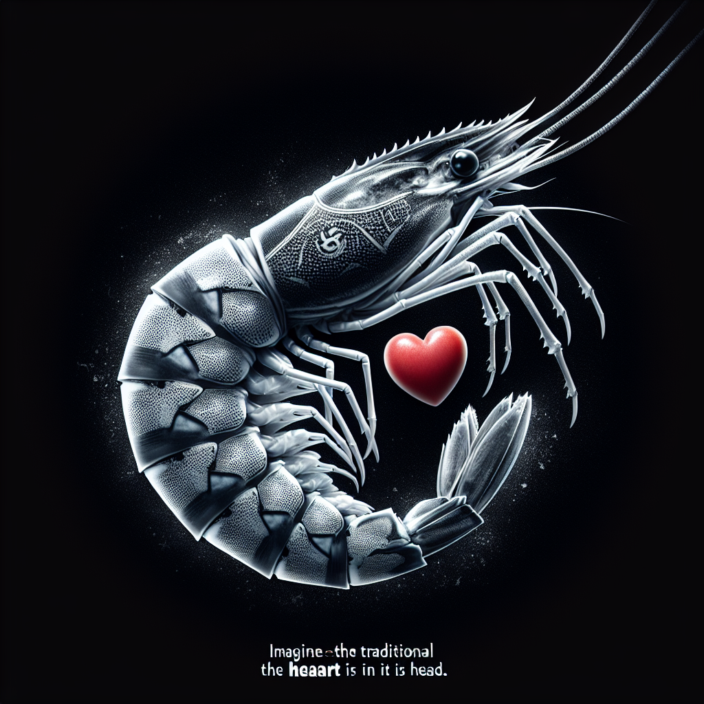 A shrimp’s heart is in its head