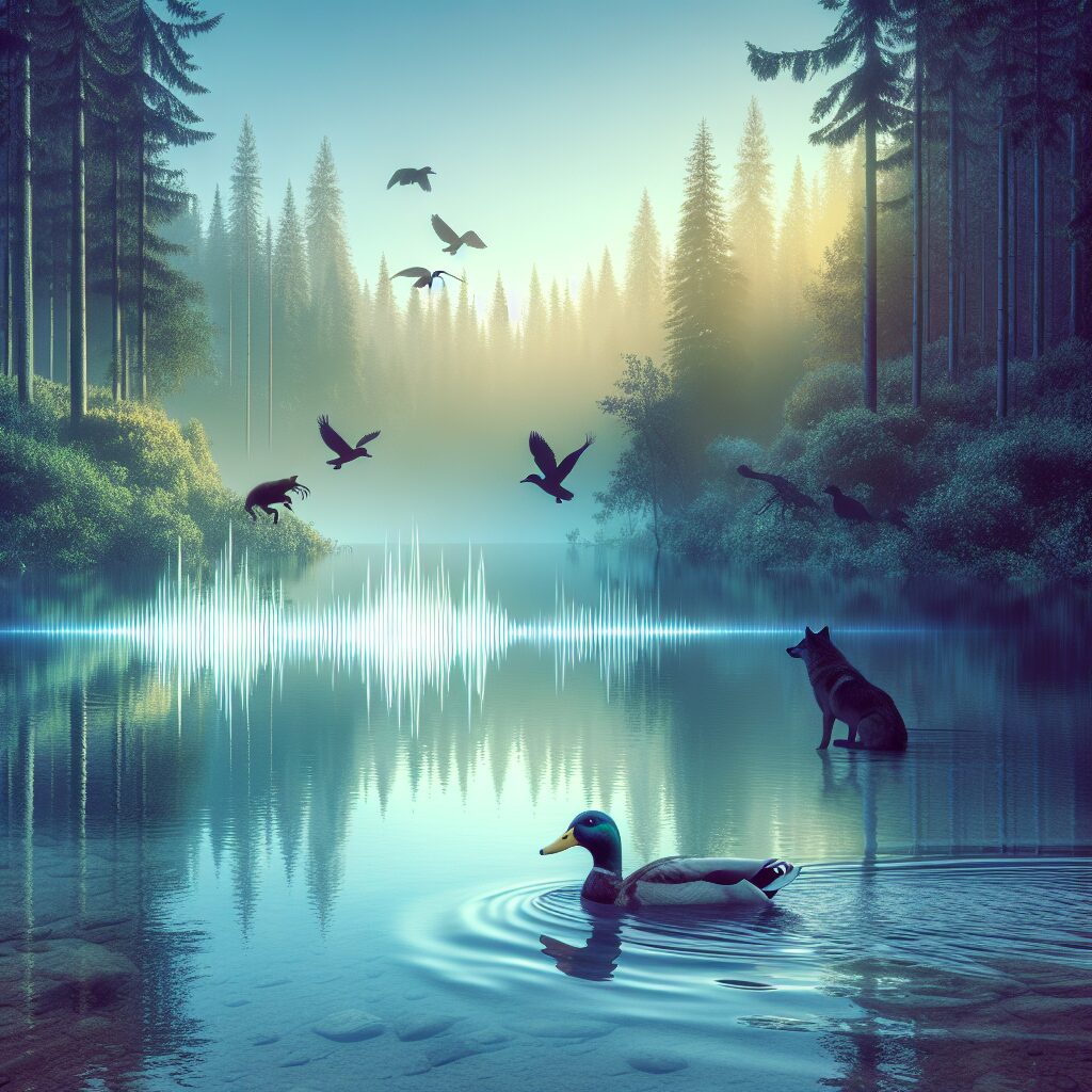 Ducks do not produce an echo