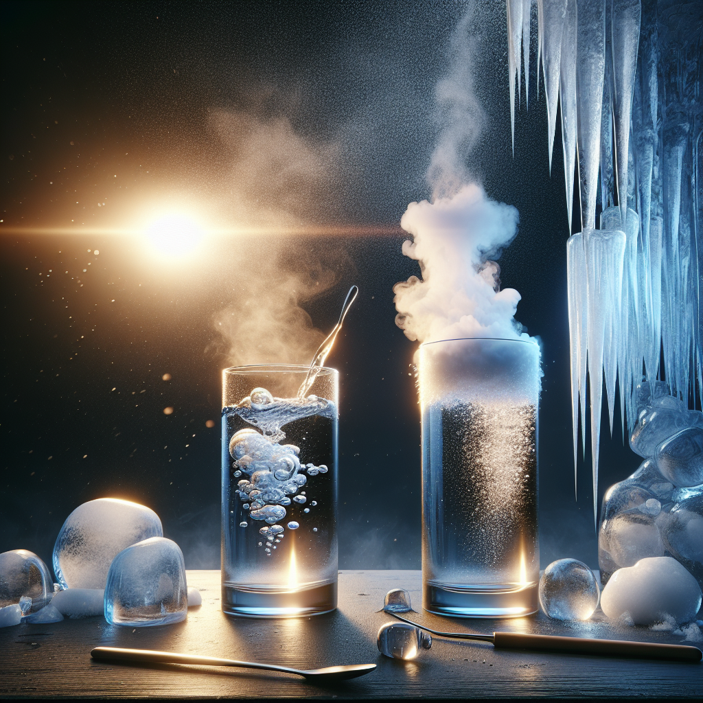 Hot water can freeze faster than cold water