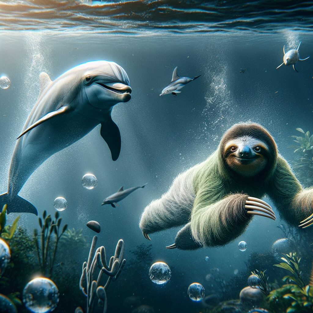 Sloths can hold their breath longer than dolphins